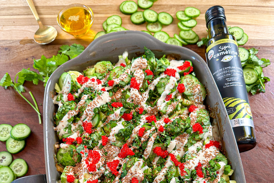 Sushi lasagne à la caméline