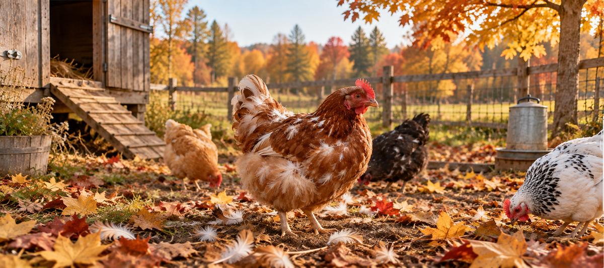 La mue chez les poules : pourquoi le tourteau de caméline fait toute la différence