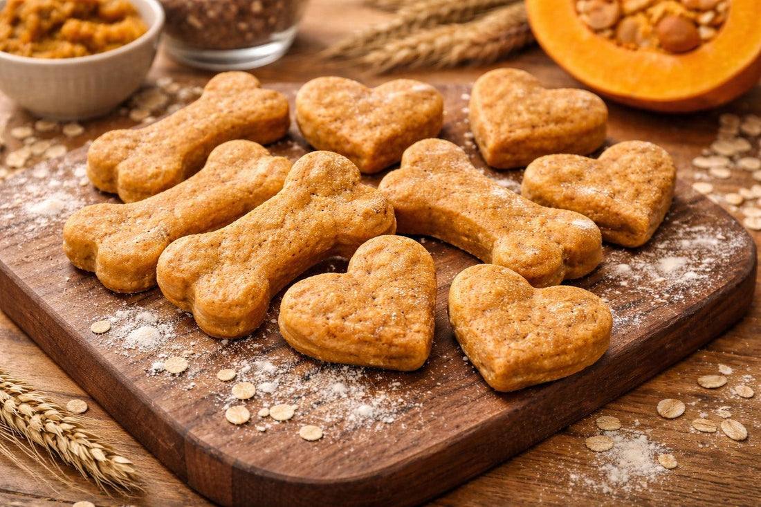 Biscuits pour chien à la citrouille et à la caméline 🎃