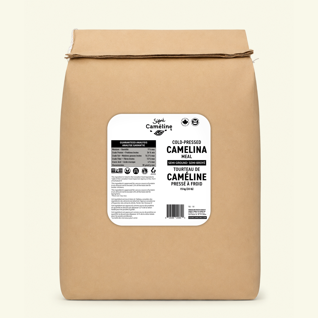 Cold-pressed camelina meal - 15kg