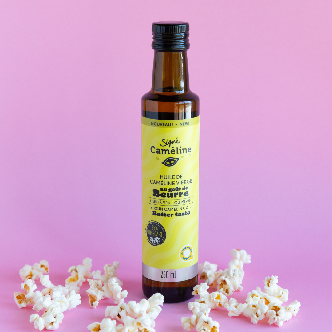 Huile de caméline vierge au goût de beurre