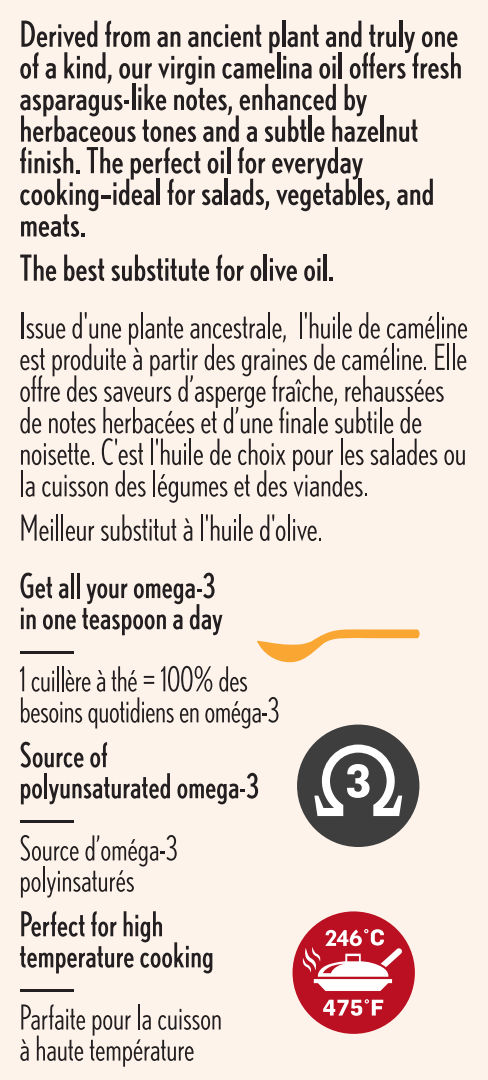 Huile de caméline vierge