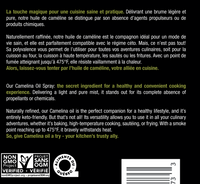 Huile de caméline en vaporisateur Fit Cook