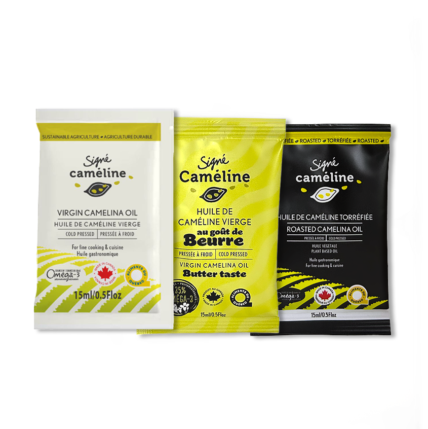 🎁 Échantillons d'huile de caméline (100% off)