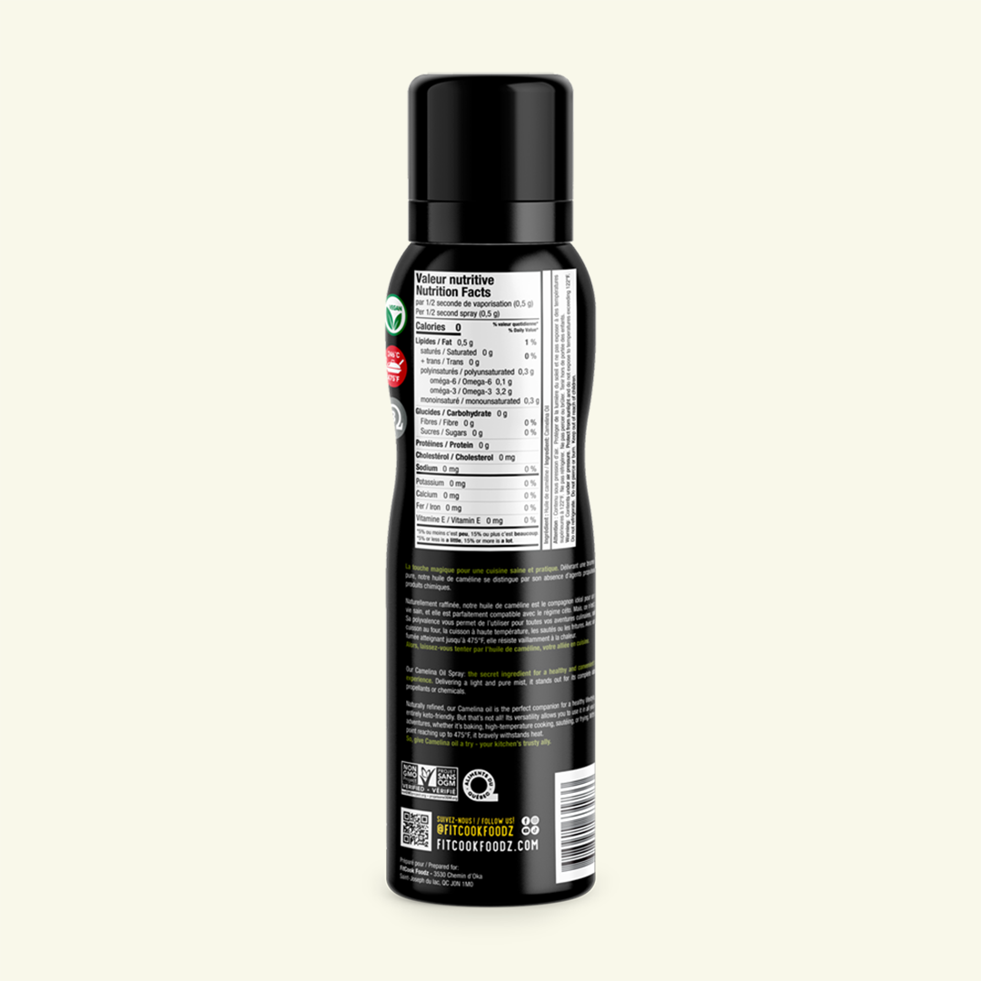 Huile de caméline en vaporisateur Fit Cook