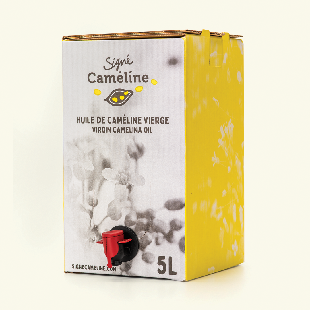 Huile de caméline vierge 5L format vinier