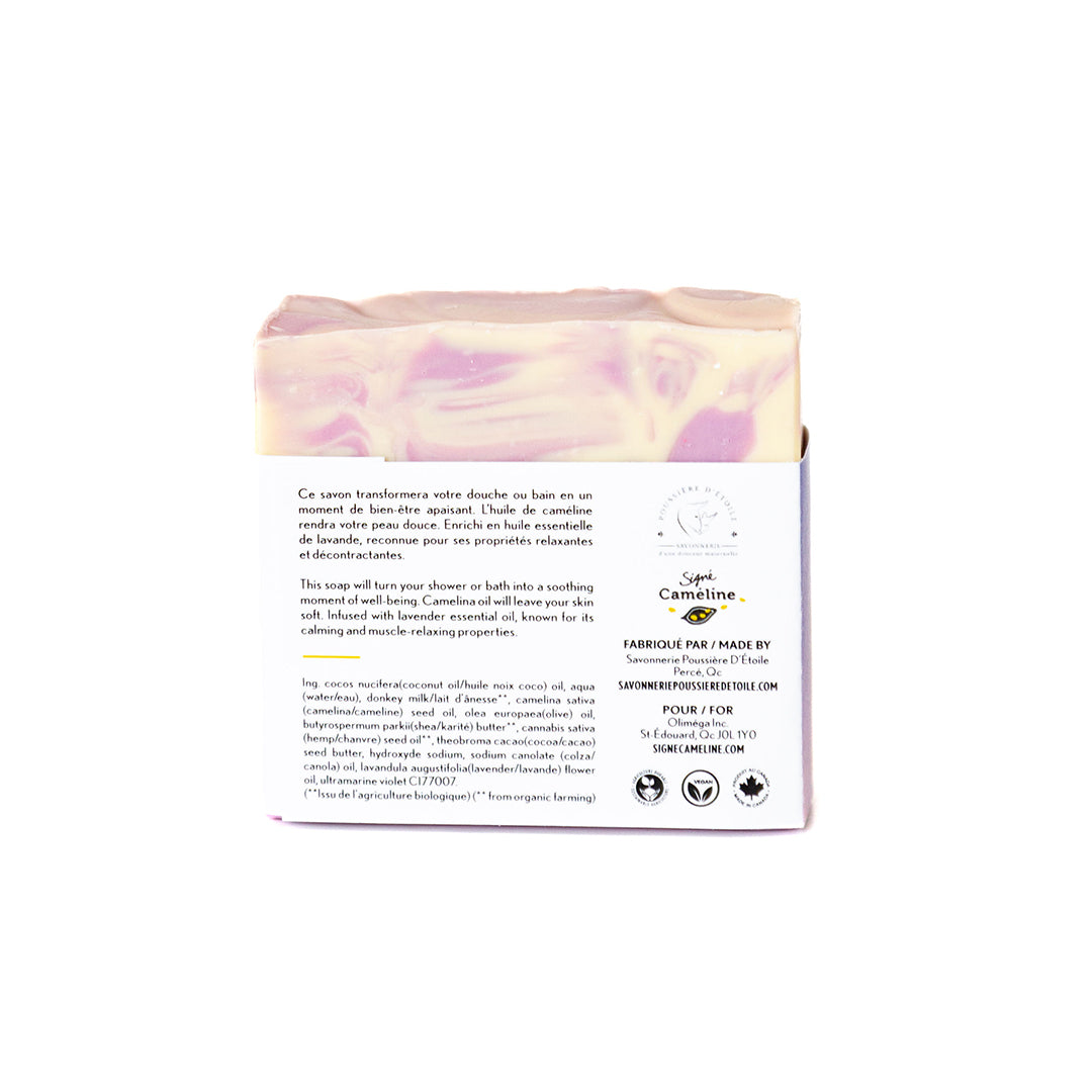 Camelina soaps