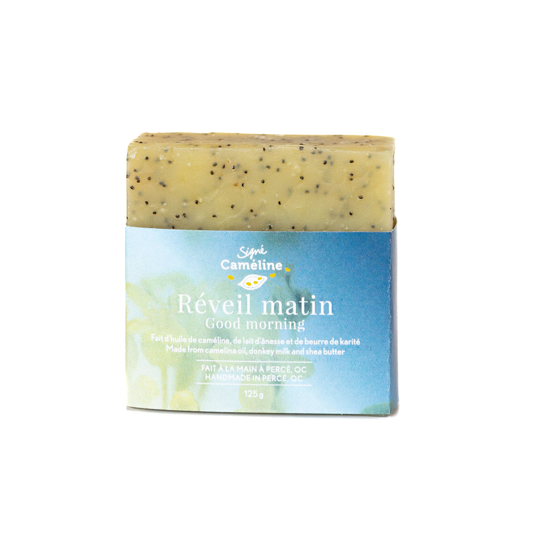 Camelina soaps