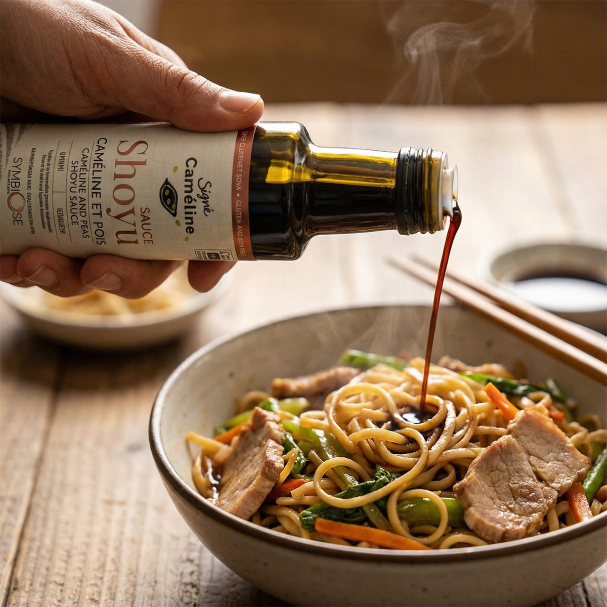 Sauce Shoyu caméline & pois